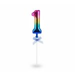VELA NUMERO MULTICOLOR GR243 - Imagen 3