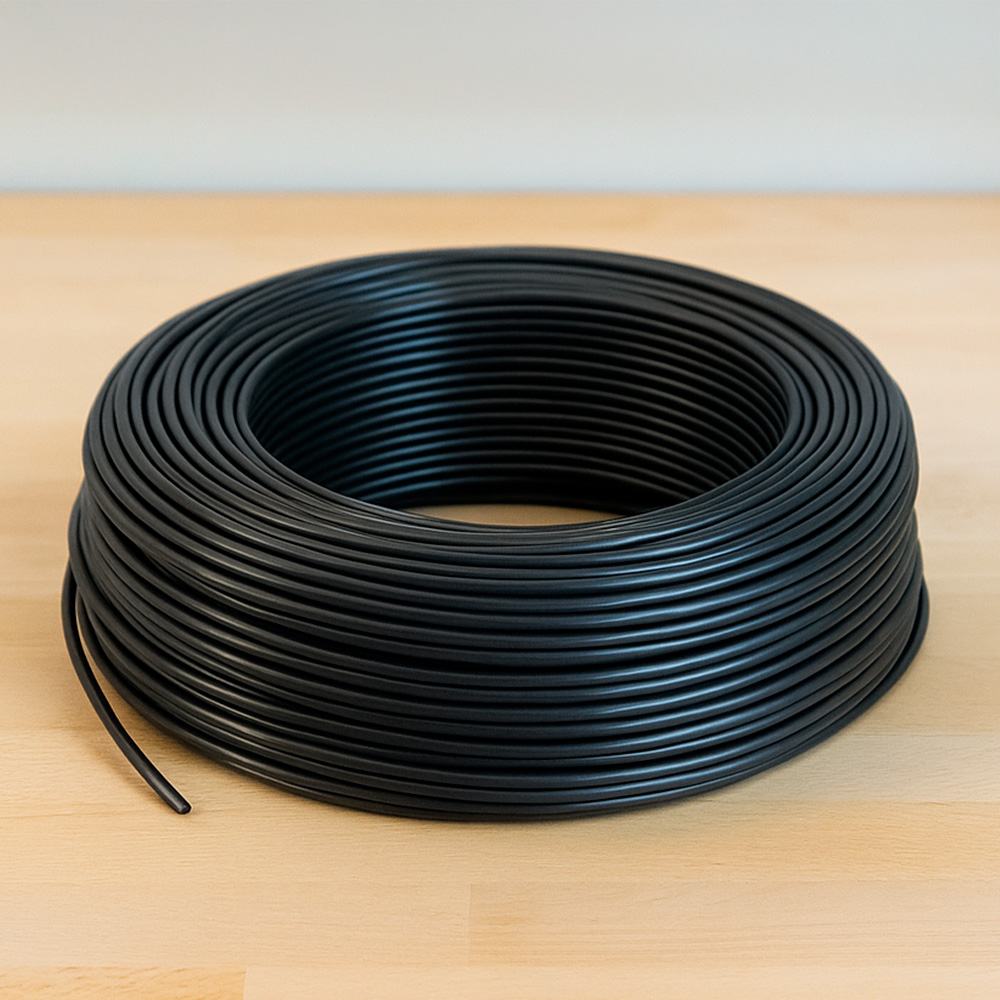 8530.1 CABLE 1X2MM 100 METROS NEGRO CABLINUR FLC02N - Imagen 1
