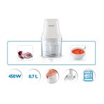 PICADOR PHILIPS 450 W 0.7 L HR1393/00 - Imagen 5