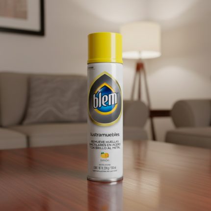 LUSTRAMUEBLES BLEM ACERO INOX. Y METAL LIMÓN 360CC