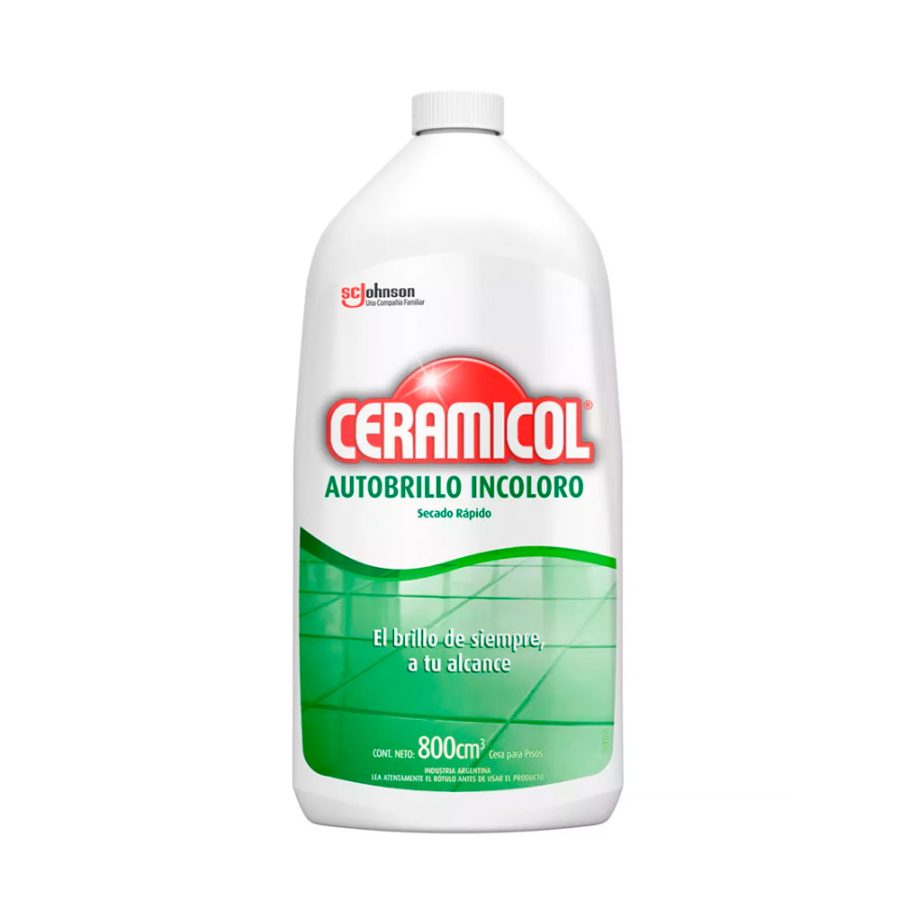 CERA CERAMICOL AUTOBRILLO INCOLORO 800ML 60540 - Imagen 2