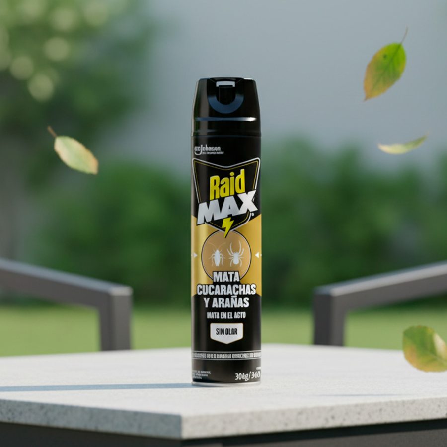 Raid Gold Insecticida INSECTICIDA RAID MAX CUCARACHAS (DORADO) 360ML – Uruimporta