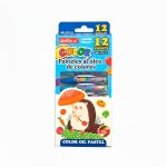 PASTELES AL OLEO X12 COLORES WB-56003 YL-70681 - Imagen 2
