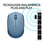 MOUSE LOGITECH M170 S/CABLE BLUE GRAY - Imagen 6