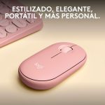 MOUSE BT LOGITECH M350S PEBBLE 2 ROSA - Imagen 4