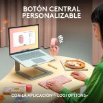 MOUSE BT LOGITECH M350S PEBBLE 2 ROSA - Imagen 7