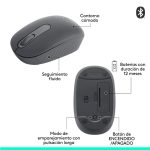 MOUSE BT LOGITECH M196 GRAFITO - Imagen 8