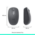 MOUSE BT LOGITECH M196 GRAFITO - Imagen 9