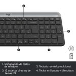 COMBO LOGITECH S/CABLE MK470 GRAFITO - Imagen 8
