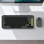 COMBO LOGITECH S/CABLE POP ICON GRAFITO