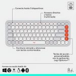 COMBO LOGITECH S/CABLE POP ICON BLANCO - Imagen 9