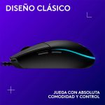 MOUSE GAMER LOGITECH USB G203 NEGRO - Imagen 3