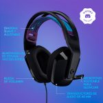 AURICULARES GAMER LOGITECH G335 NEGRO - Imagen 4