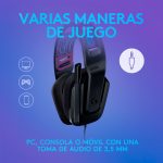 AURICULARES GAMER LOGITECH G335 NEGRO - Imagen 5