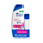 PACK 2 SHAMPOO HYS SUAVE Y MANEJABLE 375+180ML 212 - Imagen 3