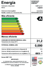 REFRIGERADOR F/S ENXUTA 275LTS GRIS RENX2280IM - Imagen 8