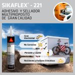 SELLADOR SIKAFLEX-221 BLANCO 300CC - Imagen 3