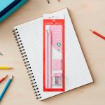 SET ESCOLAR EN BLISTER ROSA PASTEL 2367