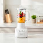 LICUADORA MIDEA BLANCA 1L JARRA DE VIDRIO MJ-BL600