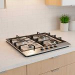 ANAFE A GAS INOX 4 HORNALLAS MIDEA MG60SK005MTD10B