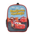 MOCHILA 30X23X10 TAFETA CARS ROJO - Imagen 2
