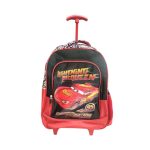 MOCHILA CARRO 40X30X14 JACQUARD CARS NEGRO - Imagen 3
