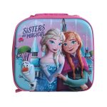 MOCHILA LUNCHERA 3D 22X22 FROZEN LILA - Imagen 2
