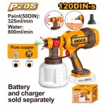 PISTOLA PARA PINTAR A BATERIA P20S 20V C/ACC S/BAT - Imagen 3