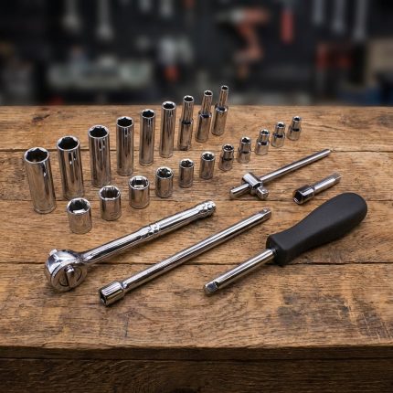 JUEGO DE DADO 1/4” 25PZ 4-13MM UYUS DAH025