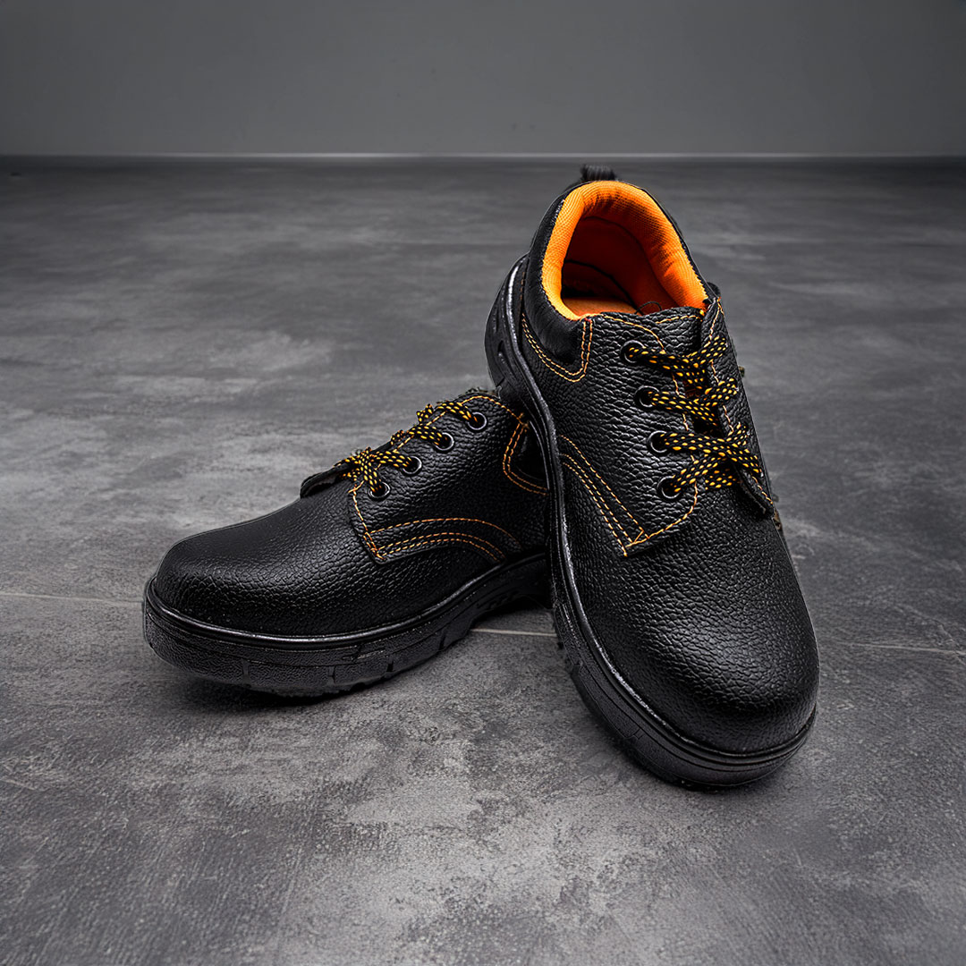 ZAPATO NEGRO/NARANJA PARA TRABAJO LH-1423 – Uruimporta