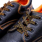ZAPATO NEGRO/NARANJA PARA TRABAJO LH-1423 - Imagen 6