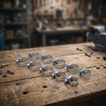 ABRAZADERA 10 PZ METALICAS EN BLISTERS LH-496