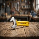 LLAVE AJUSTABLE 8" M/AMARILLO UYUSTOOLS YFP008