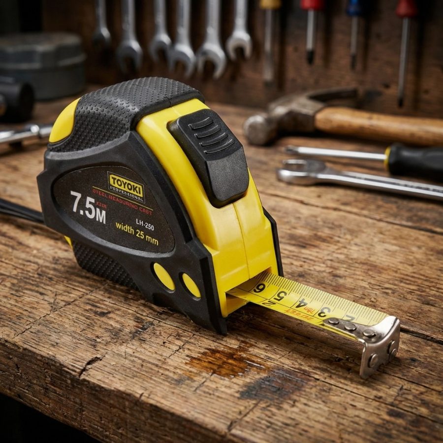 CINTA METRICA 7.5M TOYOKI FORRADA EN GOMA LH-250 - Imagen 1