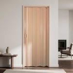 PUERTA PLEGABLE PVC 90X210CM BEIGE PLASFLEX