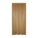 PUERTA PLEGABLE PVC 80X210CM MARRON CLARO PLASFLEX - Imagen 2