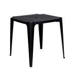 MESA CUADRADA MOR BELA VISTA 70X70X70,5 NEGRA - Imagen 2