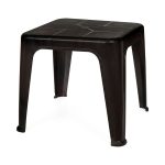 MESA AUXILIAR MOR CUADRADA NEGRA 51X51X43 - Imagen 2