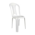 SILLA BISTRÓ MOR SIN APOYA BRAZOS BLANCA - Imagen 2