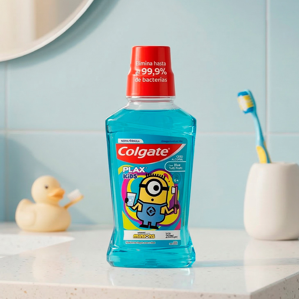 11044.1 ENJUAGUE COLGATE PLAX MINIONS 250ML - Imagen 1