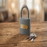 CANDADO DE HIERRO GRIS 38MM TRI-ROOM LH-1271