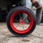 RUEDA MACIZA  P/CARRETILLA CON EJE LH-786