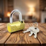 CANDADO BRONCEADO EN BLISTERS 40MM BAOLI LH-1274