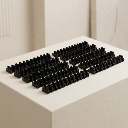 REGLETA DE CONEXION 6MM NEGRO LH-2108