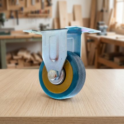 RUEDA FIJA 2" DE GOMA-METAL LH-2464