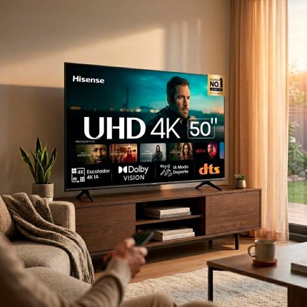 SMART TV 50" HISENSE 4K 50A6N