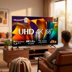 SMART TV 58" HISENSE 4K 58A6N