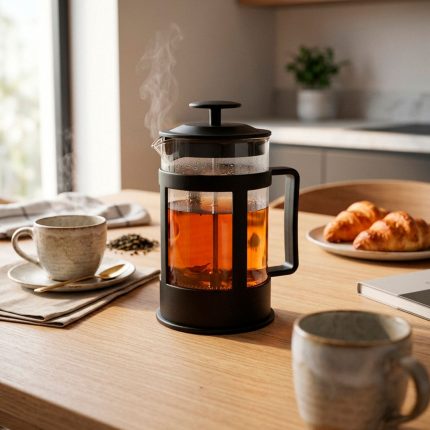 CAFETERA/TETERA 800ML VID Y PLAS MESSINA