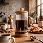 CAFETERA/TETERA 800 ML VIDRIO Y BAMBÚ