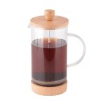 CAFETERA/TETERA 800 ML VIDRIO Y BAMBÚ - Imagen 2